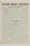 Stetson Weekly Collegiate, Vol. 21, No. 19, March 11, 1909 by Stetson University