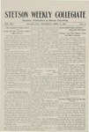 Stetson Weekly Collegiate, Vol. 21, No. 23, April 22, 1909 by Stetson University