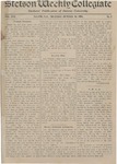 Stetson Weekly Collegiate, Vol. 22, No. 01, October 14, 1909 by Stetson University