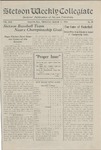 Stetson Weekly Collegiate, Vol. 22, No. 19, March 17, 1910 by Stetson University