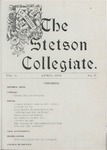 The Stetson Collegiate, Vol. 11, No. 07, April, 1901 by Stetson University