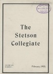 The Stetson Collegiate, Vol. 13, No. 05, February, 1903 by Stetson University