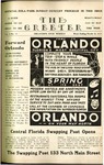 Greeter: A guide: where to go, what to see, Orlando's Civic Weekly, Vol. 4, No. 11, week ending March 18 by Hotel Greeters of Florida