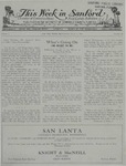 This Week in Sanford, Vol. 01, No. 25, July 5, 1926 by Arthur R. Curnick and J. Henry Wulbern