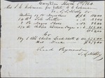 Invoice, 1864