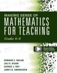 Making Sense of Mathematics for Teaching Grades 6-8: Unifying Topics for an Understanding of Functions, Statistics, and Probability, 1st Edition