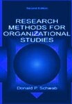 Research Methods for Organizational Studies, 2nd Edition by Donald P. Schwab