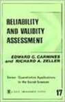 Reliability and Validity Assessment, 7th edition by Edward Carmines and Richard Zeller