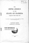 The fifth census of the state of Florida taken in the year 1925: in accordance with the provisions of Chapter 6826, Laws of Florida, Acts of the Legislature of 1915.