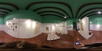 360 view of an art exhibition in Buenos Aires showcasing local artists and their works by Wendy Howard