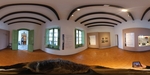 Exploring the interior of a historical building in Luj√°n with a 360 view showcasing diverse exhibits and artifacts by Wendy Howard