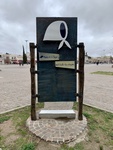 Sign, White Kercheif, Mothers of the Plaza, We Embrace Them. Lujan, Buenos Aires 1