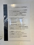 Plaque, Justice and Punishment, Enrique Udaondo Museum, Luján, Buenos Aires