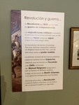 Plaque, Revolution and War, Enrique Udaondo Museum, Luján, Buenos Aires