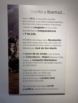 Plaque: Triumph and Freedom. Enrique Udaondo Museum, Luján, Buenos Aires