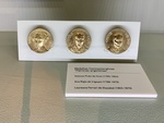 Commemorative Medallions Celebrating Women Patriots. Enrique Udaondo Museum, Luján, Buenos Aires