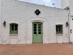 Outside View of Museum, Including Green Door and Windows with Grilles. Enrique Udaondo Museum, Luján, Buenos Aires