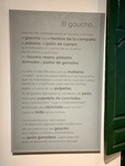 Plaque: The Gaucho. Enrique Udaondo Museum, Luján, Buenos Aires