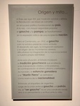 Plaque: Origin and Myth. Enrique Udaondo Museum, Luján, Buenos Aires