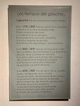 Plaque: Lost Times of the Gaucho. Enrique Udaondo Museum, Luján, Buenos Aires