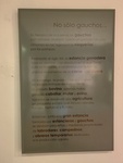 Plaque: Not Only Gauchos. Enrique Udaondo Museum, Luján, Buenos Aires