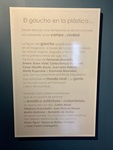 Plaque: The Gaucho in Plastic. Enrique Udaondo Museum, Luján, Buenos Aires