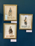 (Clockwise from Top Left) 1. Painting: Federal Soldier by Adolfo Hastrel, 1840, Colored Engraving.2. Rancher of the Year by Adolfo Hastrel, 1840, Colored Engraving. 3.Gaucho of the Campaign by Adolfo Hastrel, 1845, Colored Engraving.  Enrique Udaondo Museum, Luján, Buenos Aires