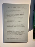 Plaque: The Gaucho in Letters. Enrique Udaondo Museum, Luján, Buenos Aires