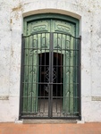 View of Chapel Through Door with Grille. Enrique Udaondo Museum, Luján, Buenos Aires 1 by Wendy Howard
