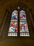 Stained Glass Windows of Pope Saint Leo, Luján Basilica. Basilica Square, Buenos Aires by Wendy Howard