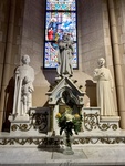 Side Chapel with Statues of San Pedro Chanel and San Marcellin Champagnat, Luján Basilica. Basilica Square, Buenos Aires by Wendy Howard