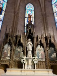 Side Chapel with Statue of San Luis Gonzaga with Scenes of his Life, Luján Basilica. Basilica Square, Buenos Aires by Wendy Howard