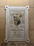 Plaque: Commemorating Visit by Mariano Antonio Espinosa, First Bishop of La Plata, Luján Basilica. Basilica Square, Buenos Aires