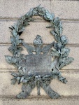 Detail. Bronze Wreaths Honoring .Don Juan M. Ortiz de Rozas, Former Governor of Buenos Aires.  Recoleta Cemetery 3
