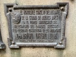 Bronze Plaque Honoring Don Arturo Umberto Illia. Recoleta Cemetery by Wendy Howard