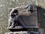 Plaque Honoring Evita Peron. Facade of Duarte Family Mausoleum, With Plaques. Recoleta Cemetery 3