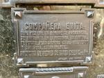 Plaque Honoring Evita Peron. Facade of Duarte Family Mausoleum, With Plaques. Recoleta Cemetery 6