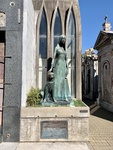 View of the Mausoleum of Liliana Crociati de Szaszak and the Tombs Around It. Recoleta Cemetery 2 by Wendy Howard