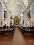 View of the Central Nave, Basílica Nuestra Señora de Pilar. Recoleta Cemetery