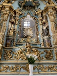 Detail. Side Altar with Statue of Our Lady of Luján, Basílica Nuestra Señora de Pilar. Recoleta Cemetery 1