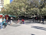 Tango Dancing in Park with Large Patio Near Restaurants. Recoleta Area. 1 by Wendy Howard