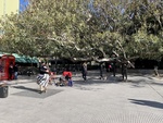 Tango Dancing in Park with Large Patio Near Restaurants. Recoleta Area. 4 by Wendy Howard