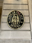 Sign: Alvear Palace Hotel. Recoleta Area.
