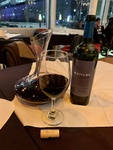 Wine and Glassware at a Restaurant in Puerto Madero, Buenos Aires by Wendy Howard