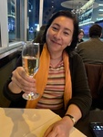 Patron Enjoying Wine at a Restaurant in Puerto Madero, Buenos Aires by Wendy Howard