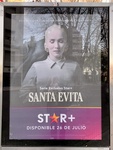 Poster Promoting TV Series "Santa Evita," Buenos Aires by Wendy Howard