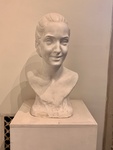 Bust of Evita Perón. Evita House, Buenos Aires by Wendy Howard