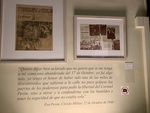 Newspaper Clippings from Life of Juan and Evita Perón. Evita House, Buenos Aires by Wendy Howard