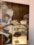 Detail: Photo and Artifacts Associated with Evita Perón: Hat with Flowers. Evita House, Buenos Aires 3 by Wendy Howard