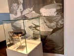 Detail: Photo and Artifacts Associated with Evita Perón: Hat with Flowers. Evita House, Buenos Aires 4 by Wendy Howard